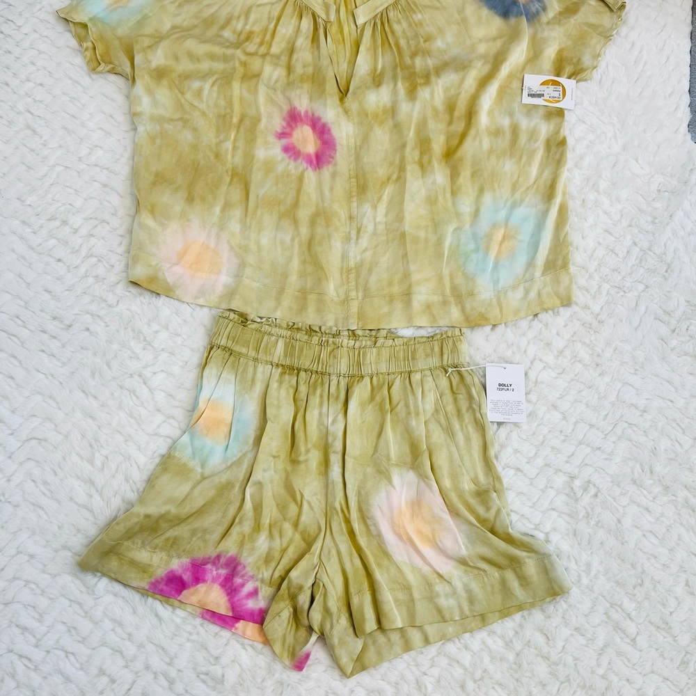 Dollcake Pastel Tie-Dye Two-Piece Set